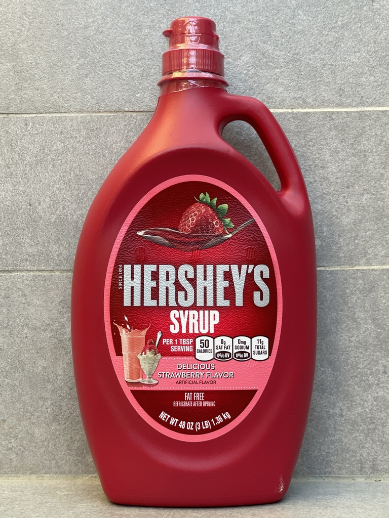 Sirope hersheys de fresa 1,36 kg