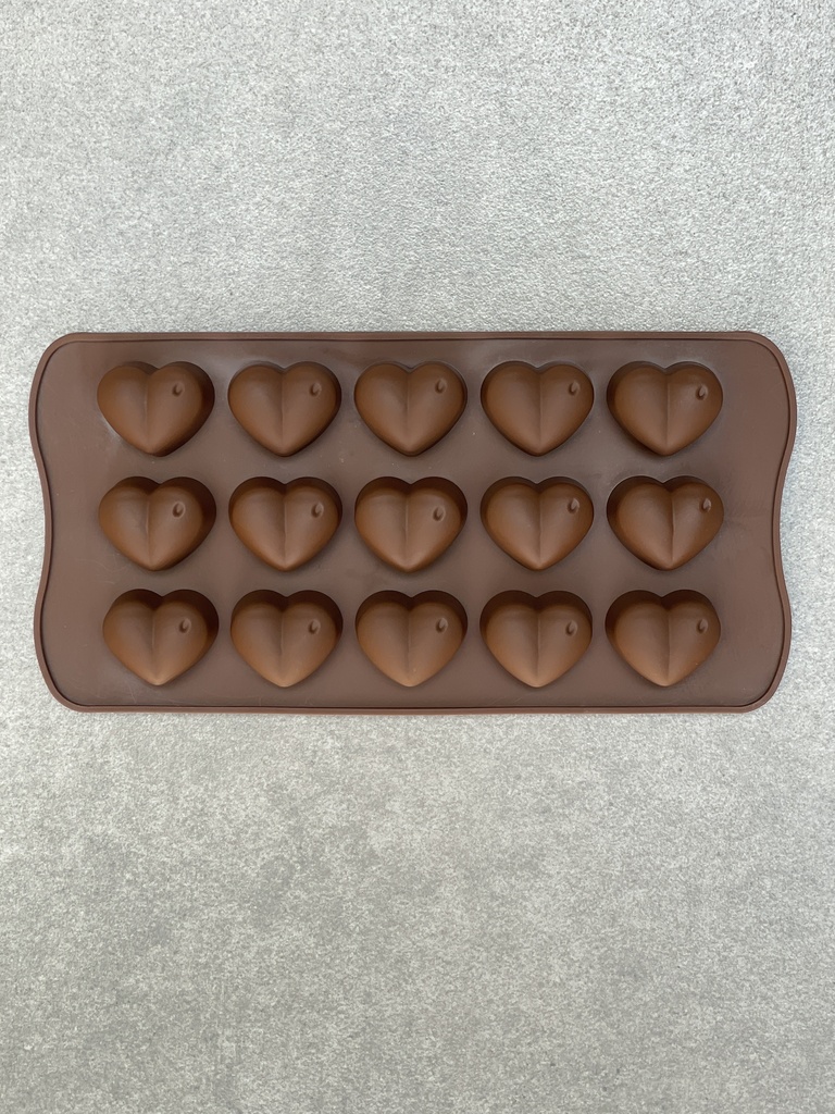 Molde de corazones para bombones
