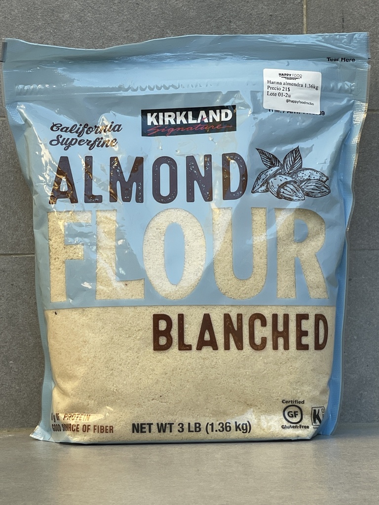 Harina de almendras kirkland 1,36 kg