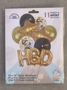 Globos HBD 11 piezas