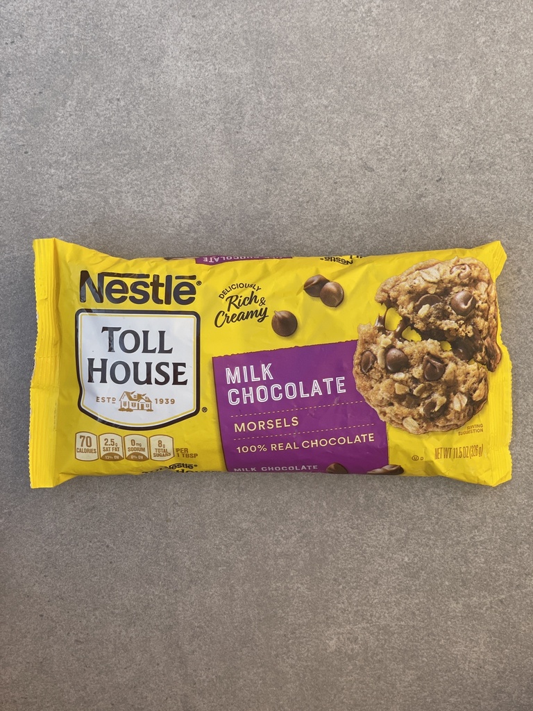 Barra/gotas chocolate con leche Nestle 326 gr