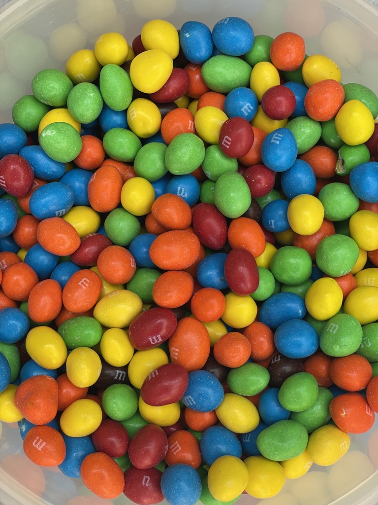 m&m de chocolate y mani 1kg