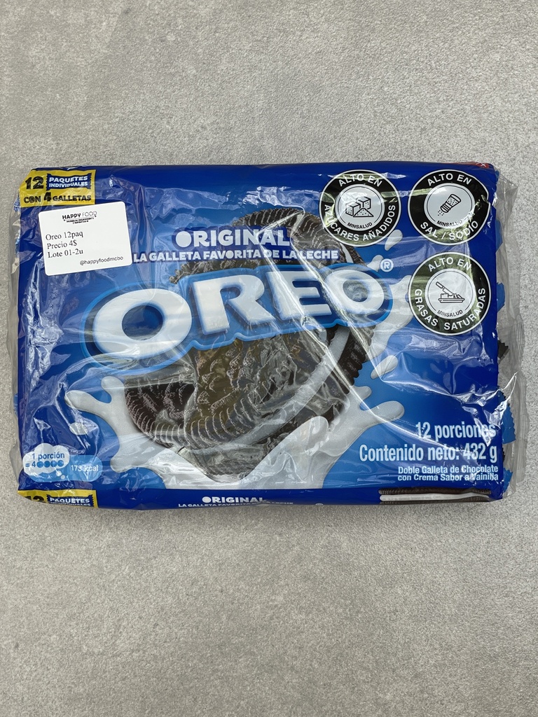 Oreo original paquete de 1 UNIDAD