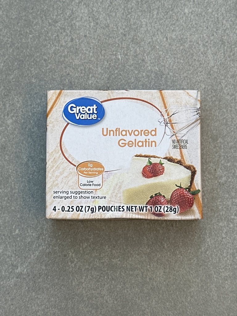 Gelatina sin sabor 28 gr