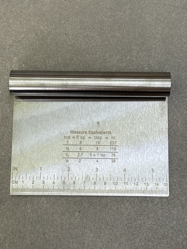 Espatula acero inoxidable para masa 15 cm