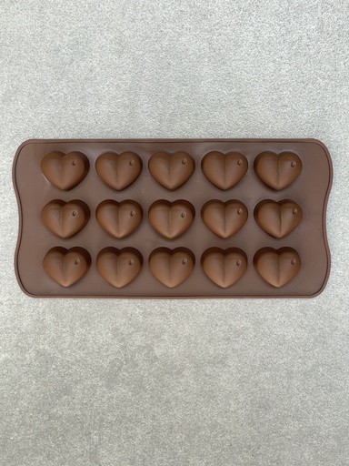 Molde de corazones para bombones
