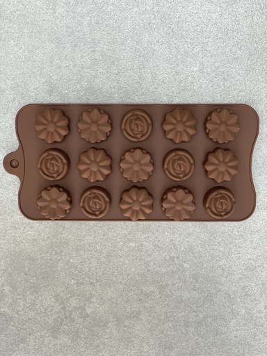 Molde de bombones de flores (modelo 4)