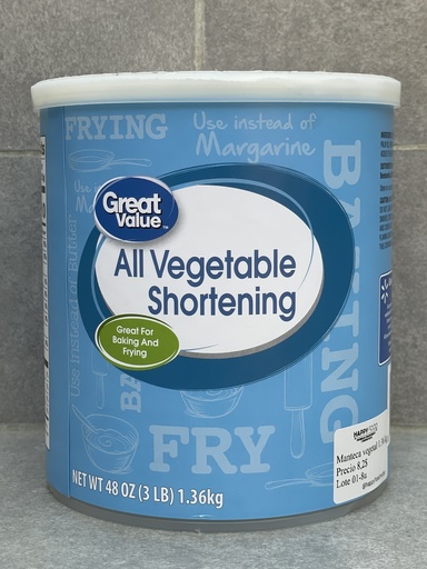 Manteca vegetal GV 1,36kg