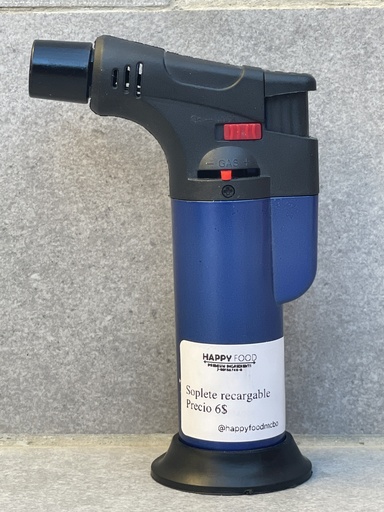 Soplete o flameador recargable
