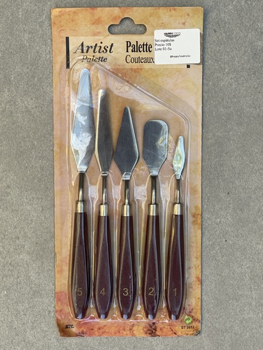 Set de 5 mini espatulas